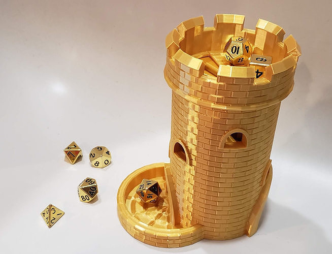 Dice Tower with Dice Jail 3D print model