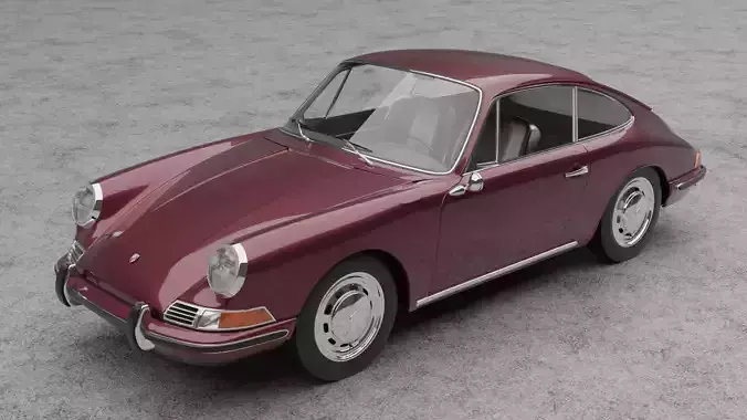 1968 Porsche 911 3D model