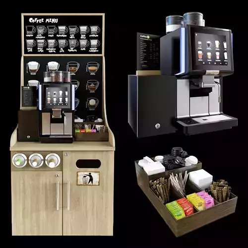 Coffe shop WMF 1500S 3D model