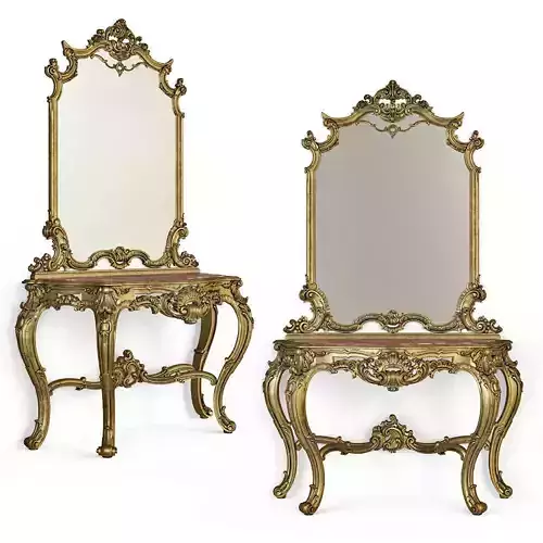 classic console table for cnc and viz