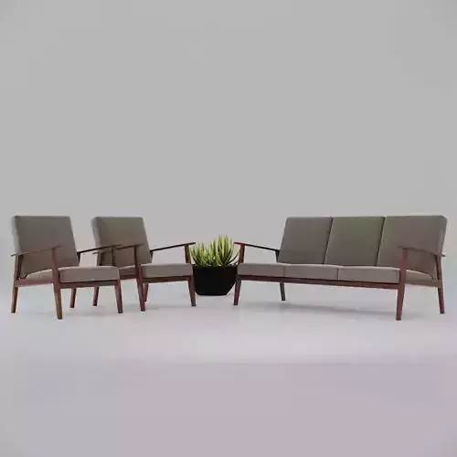 - Ekenaset Armchair and Sofa Pro 3D Model