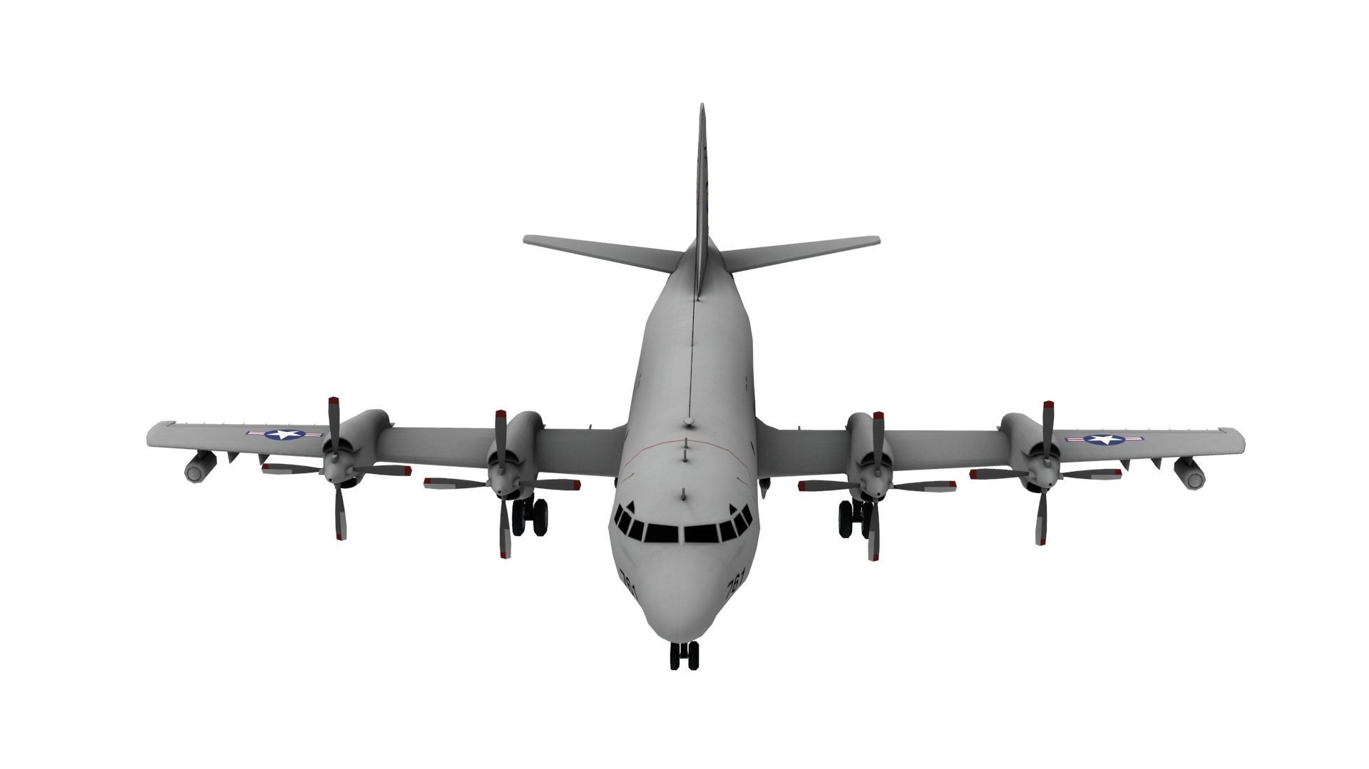 Lowpoly P-3C Orion 3D Model Low-poly 3D model_3