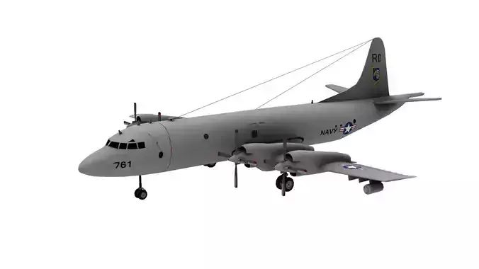Lowpoly P-3C Orion 3D Model