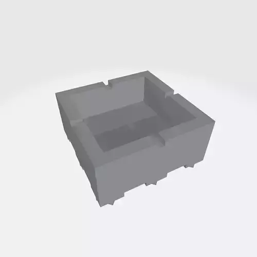 Ashtray styrofoam box