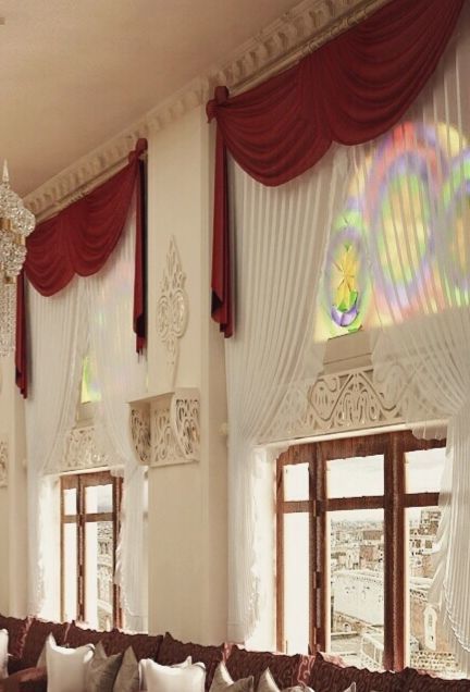 Qamaria stained glasses and Yemeni classic window Low-poly 3D model_1