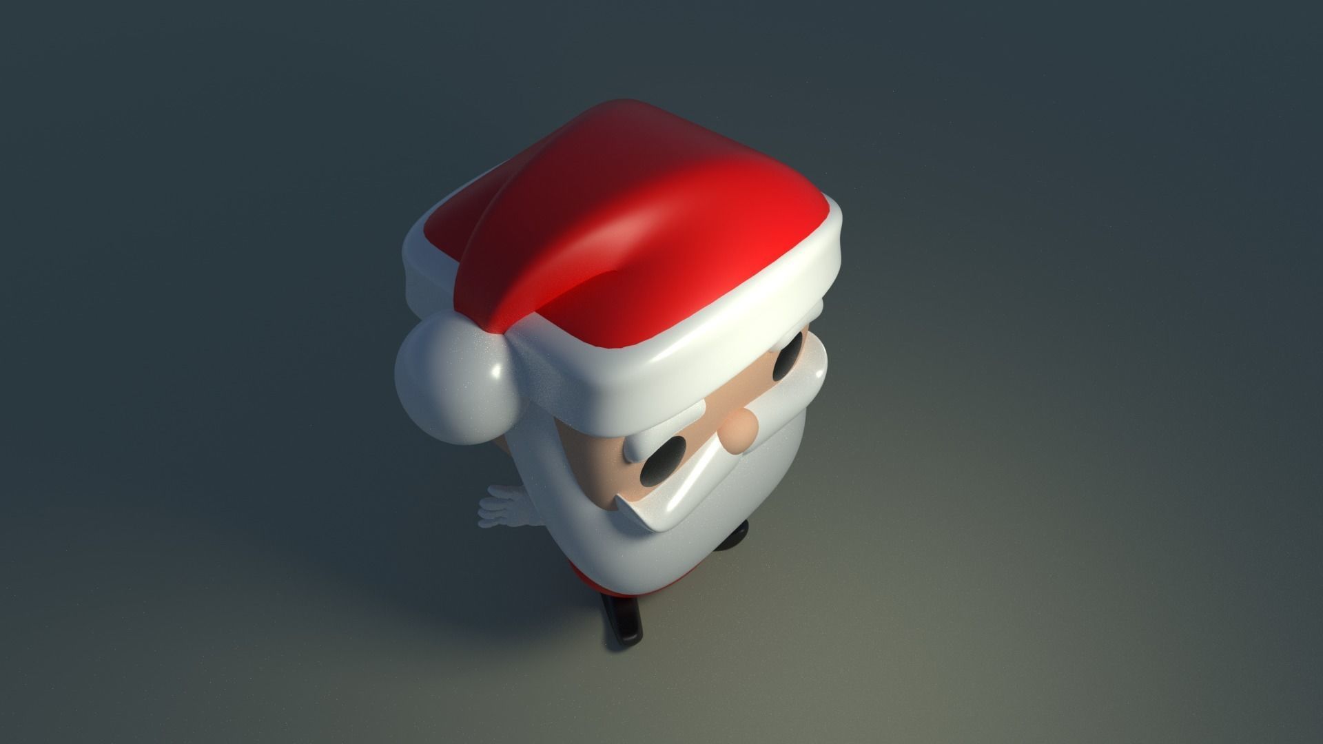 Custom Pop Santa Claus Figure 3D Print DIY Model 3D print model_6