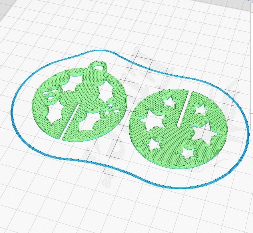 Wills Christmas Bauble 3D print model_2