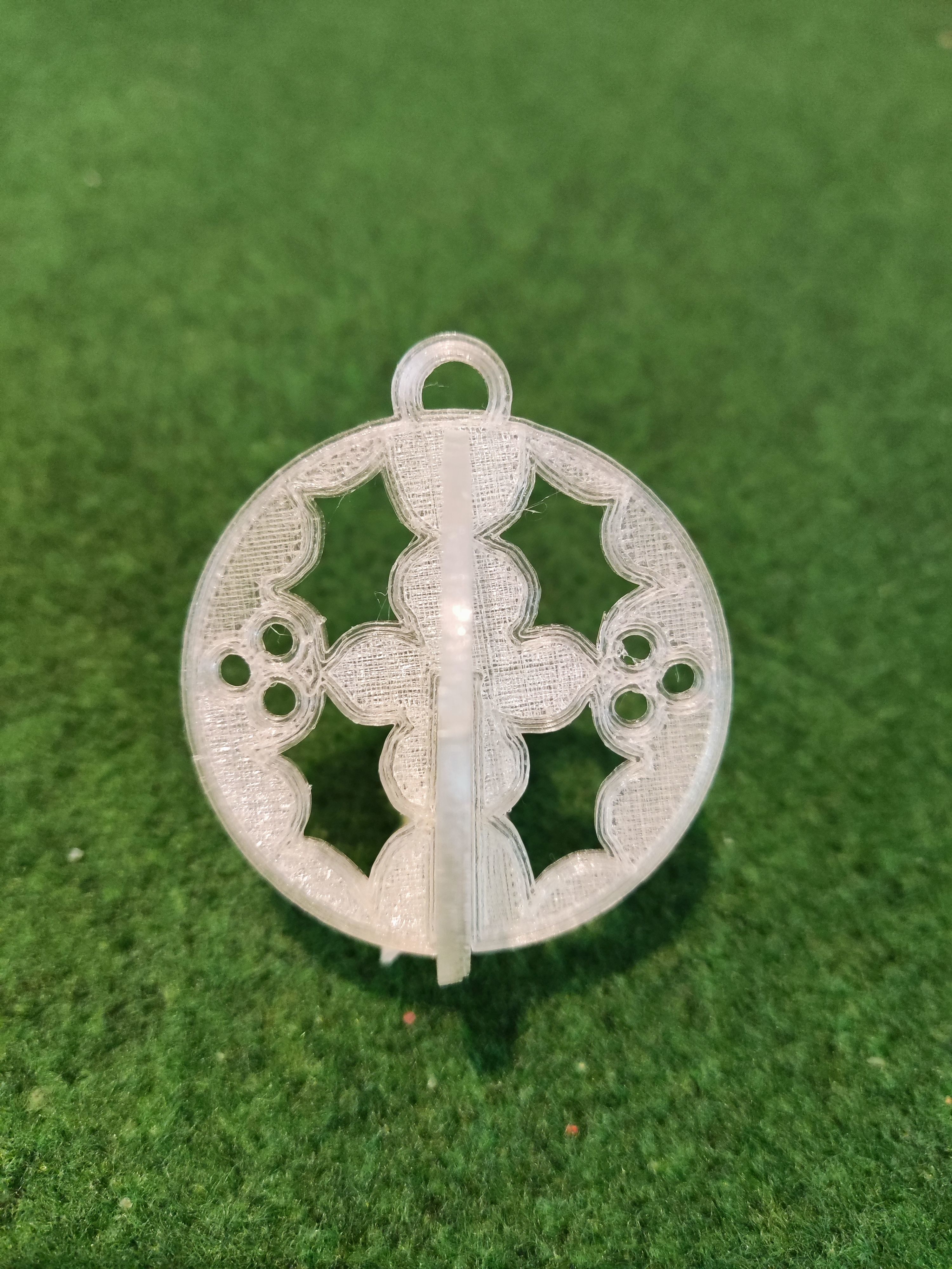 Wills Christmas Bauble 3D print model_3