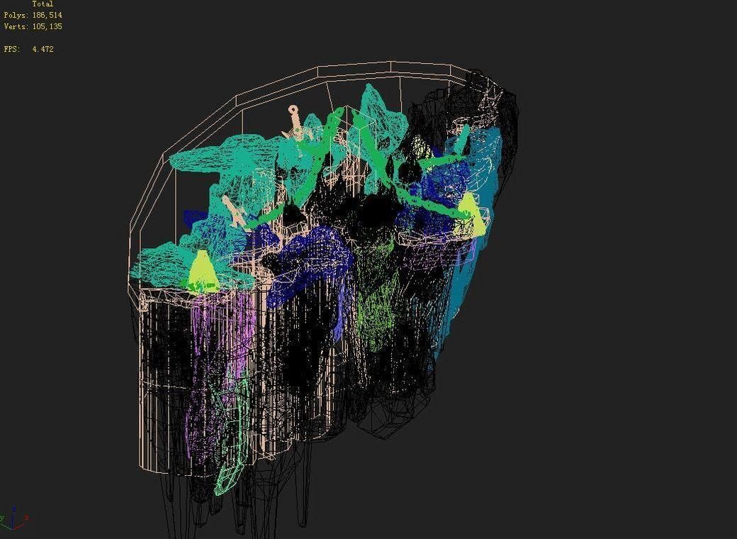 Stone Demon Cave - Stone Mountain 06 3D model_3