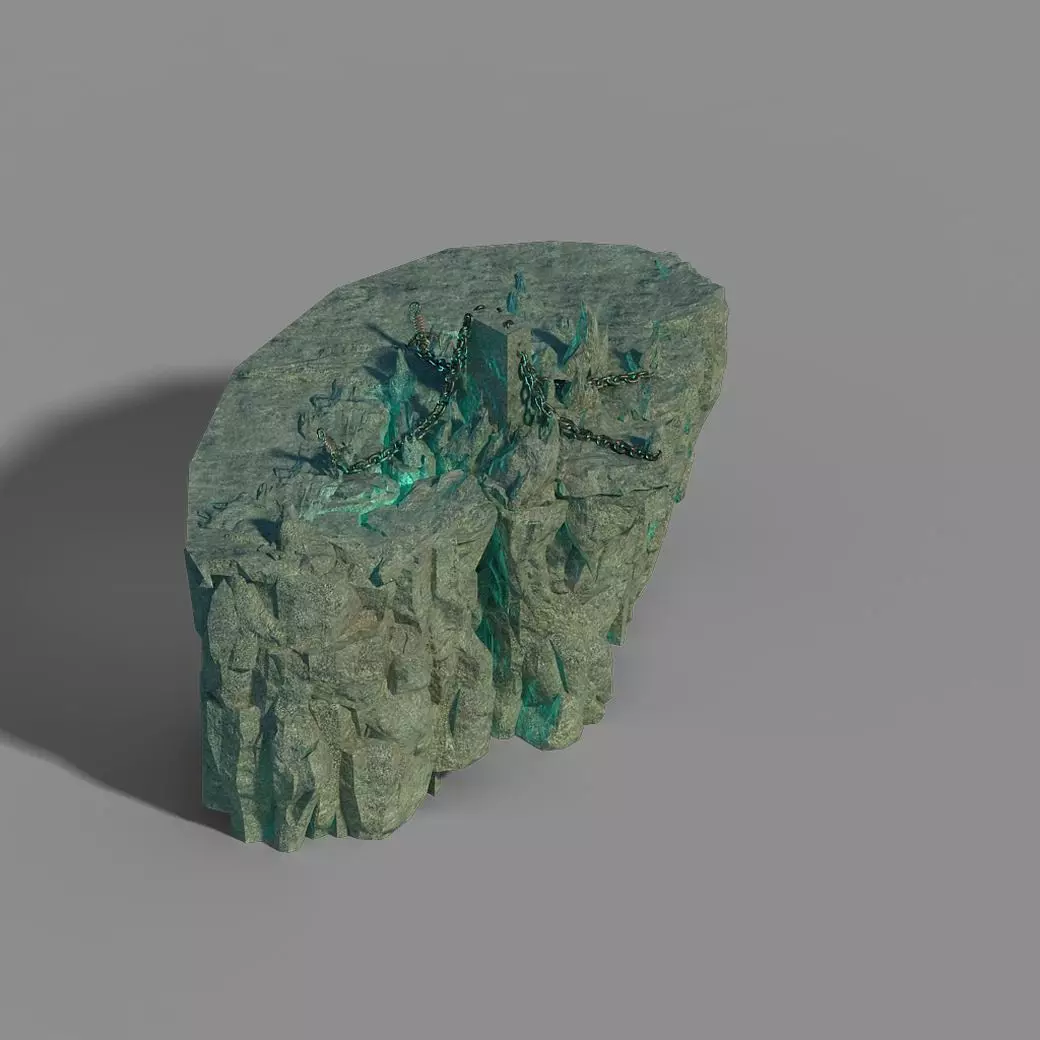 Stone Demon Cave - Stone Mountain 06 3D model_0
