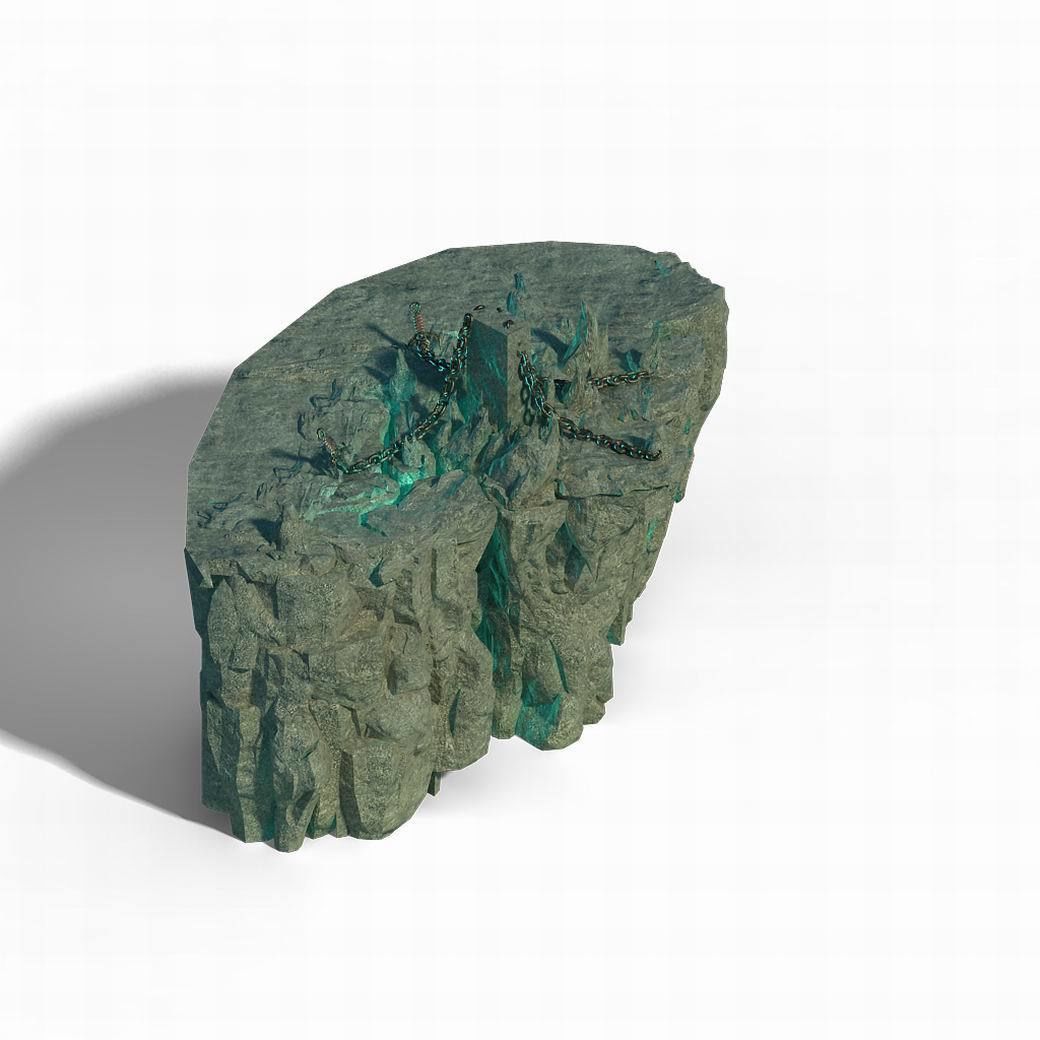 Stone Demon Cave - Stone Mountain 06 3D model_1
