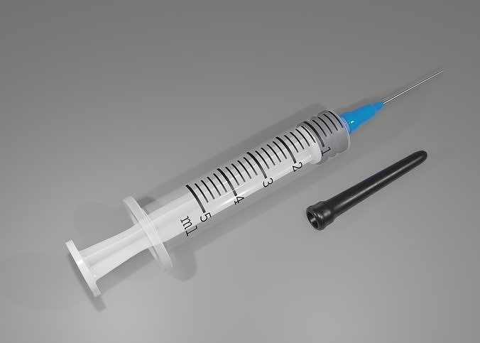 SYRINGE and needle 3D model