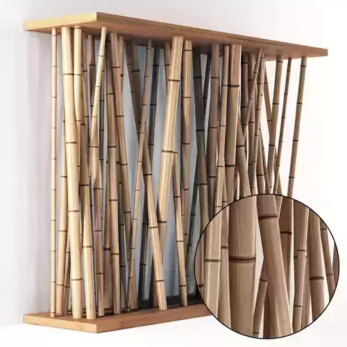 Bamboo wall decor