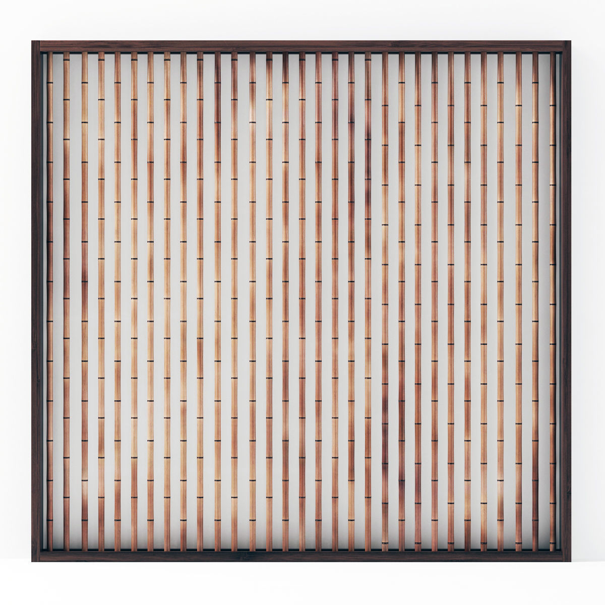 Bamboo decor wall n8 3D model_1