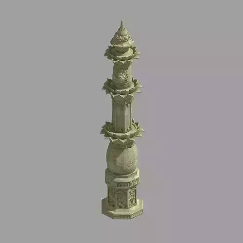 Stone Decorative Stone Sculpture - Stone Tower 32