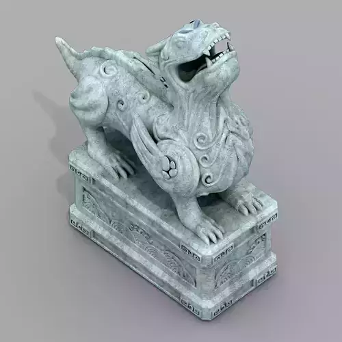 Stone Decoration - Animal Beast 06