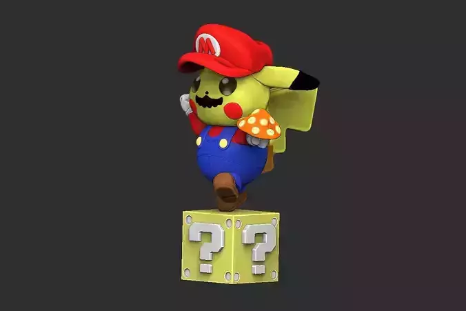 Pikachu Mario ooo Pokemon Mario broos ooo