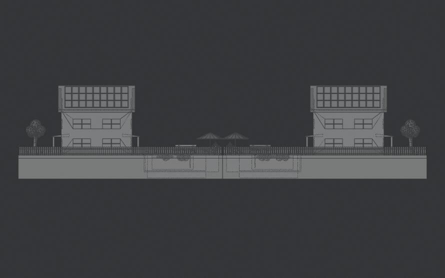 Low Poly Cartoon House Low-poly 3D model_19