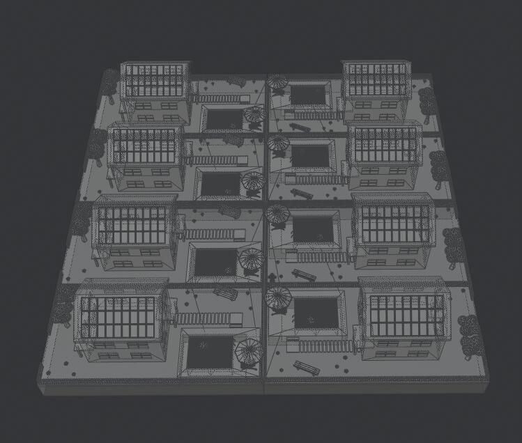 Low Poly Cartoon House Low-poly 3D model_20