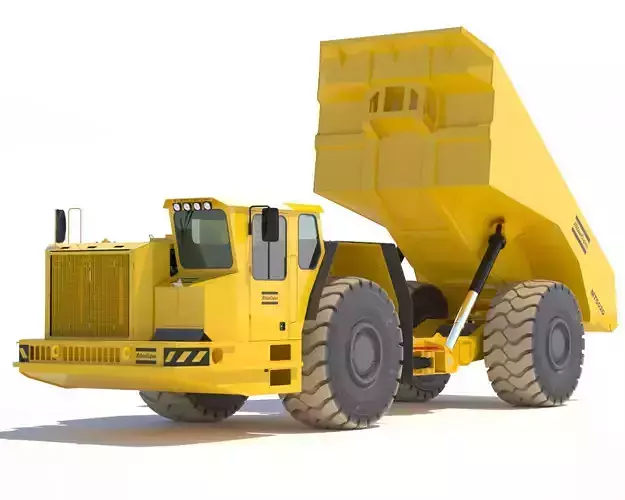 Underground Mining Truck Atlas Copco MT5020 model 3D model