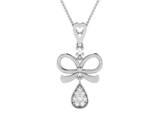 Women pendant 3dm render detail