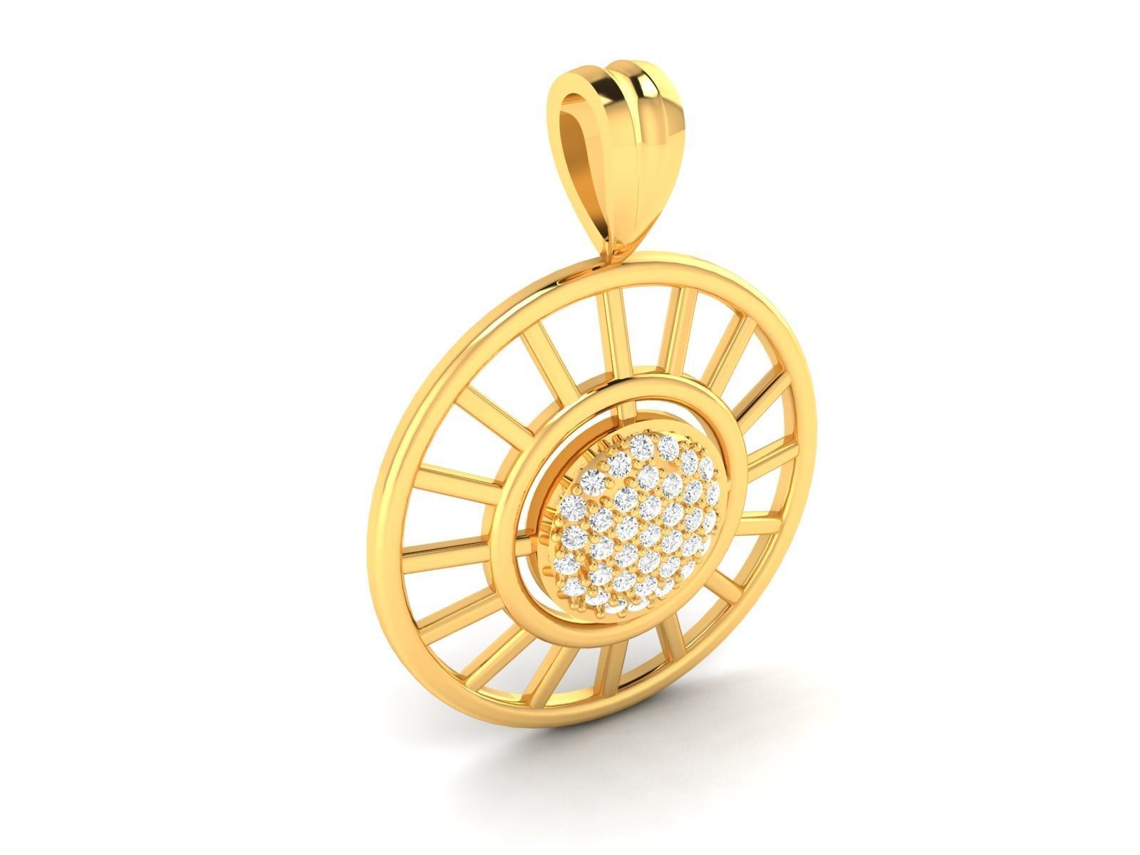 Women pendant 3dm render detail 3D print model_1