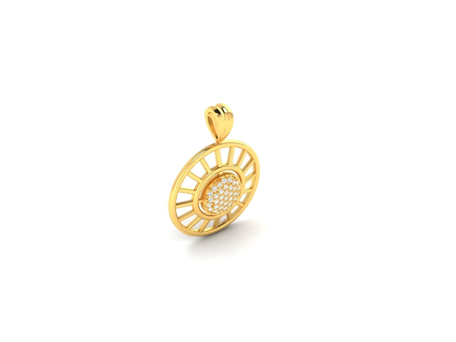 Women pendant 3dm render detail 3D print model_8
