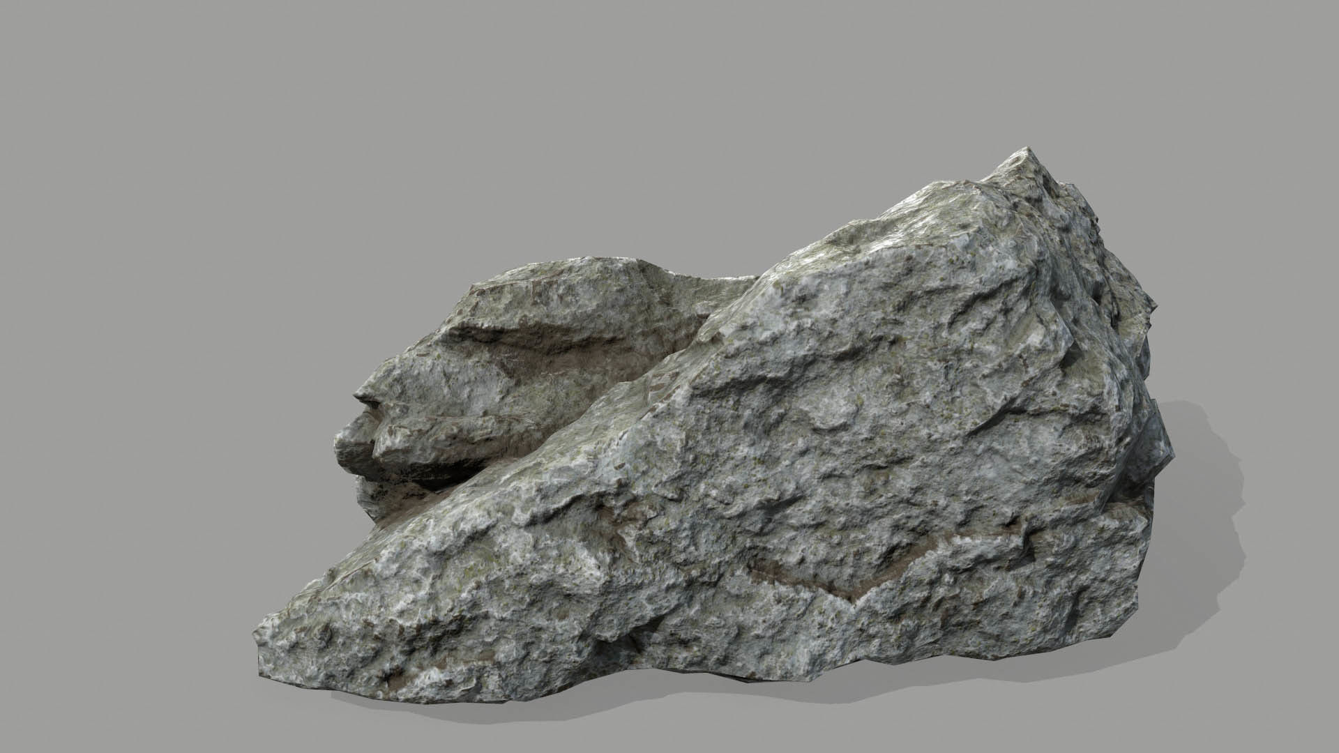 Rock set Low-poly 3D model_28