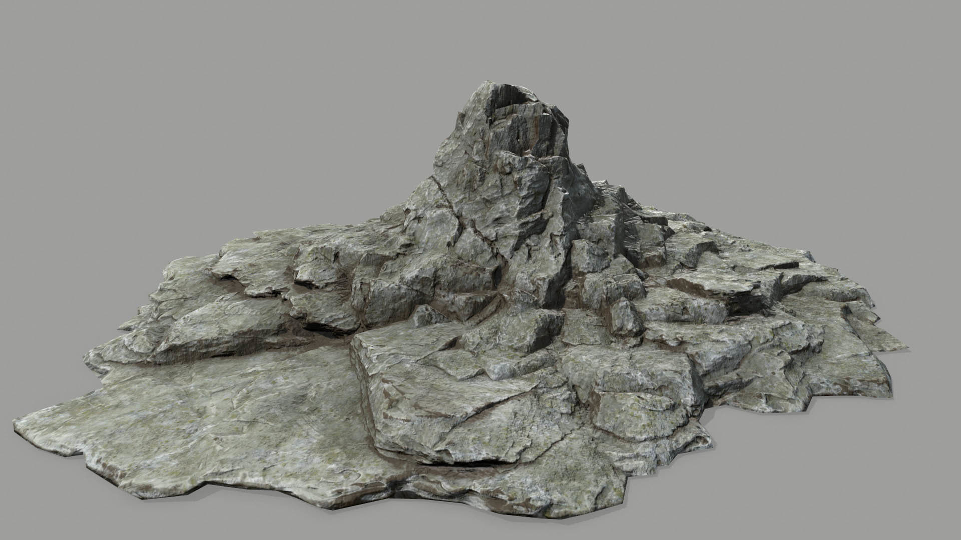 Rock set Low-poly 3D model_15
