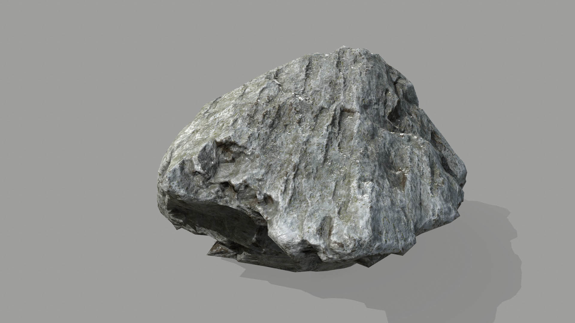 Rock set Low-poly 3D model_19