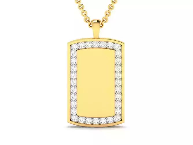 Women pendant 3dm render detail