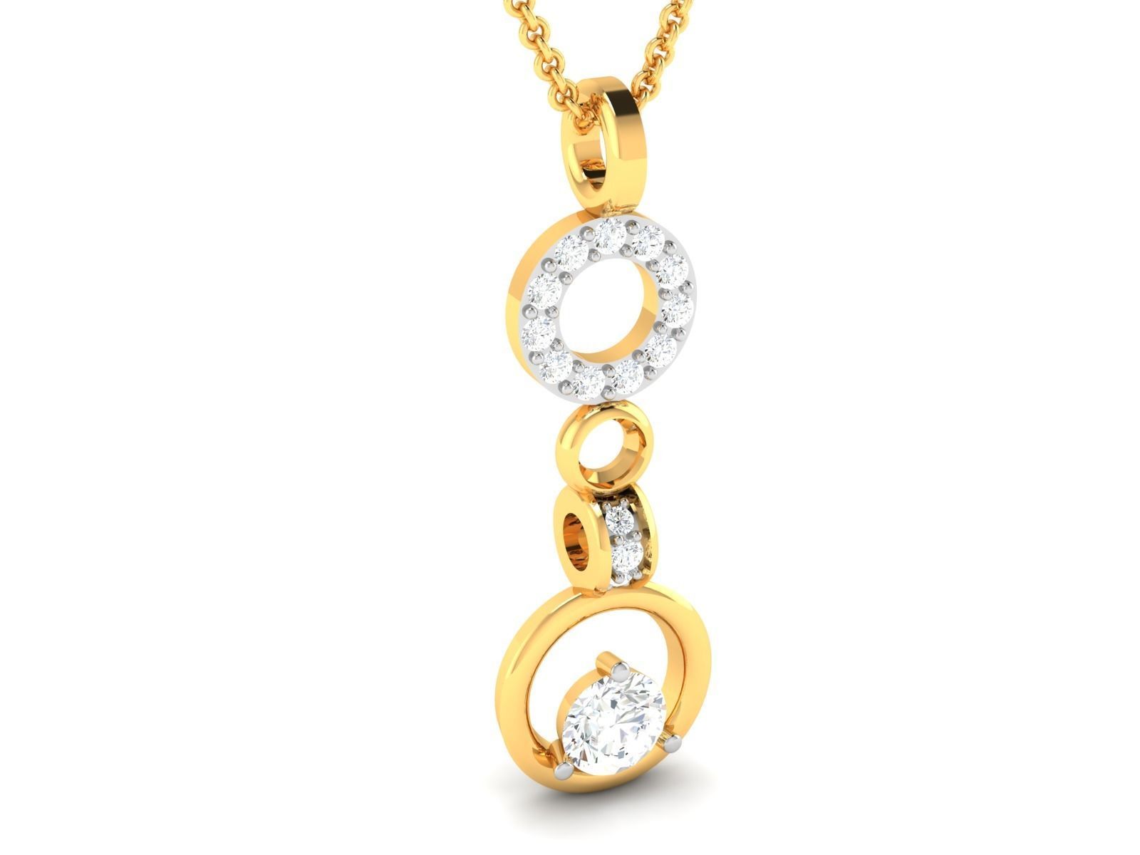 Women pendant 3dm render detail 3D print model_1