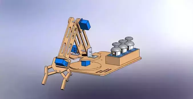 Arm 4axis 3D model