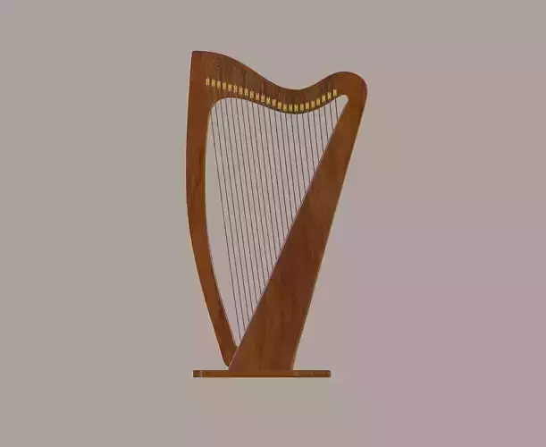 Harp Model 3D model