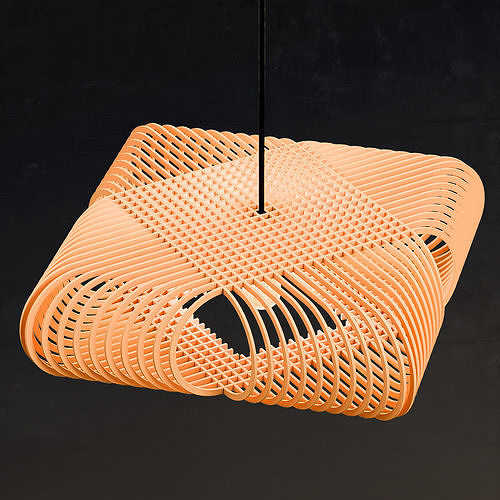 Ovals pendant lamp 3D model