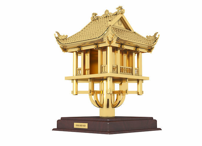 Chua mot cot 3D model