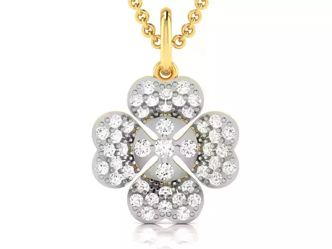 Women pendant 3dm render detail