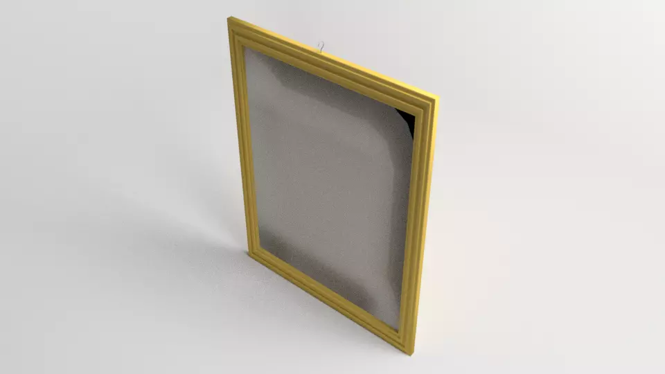 Rectangular Mirror 3D model