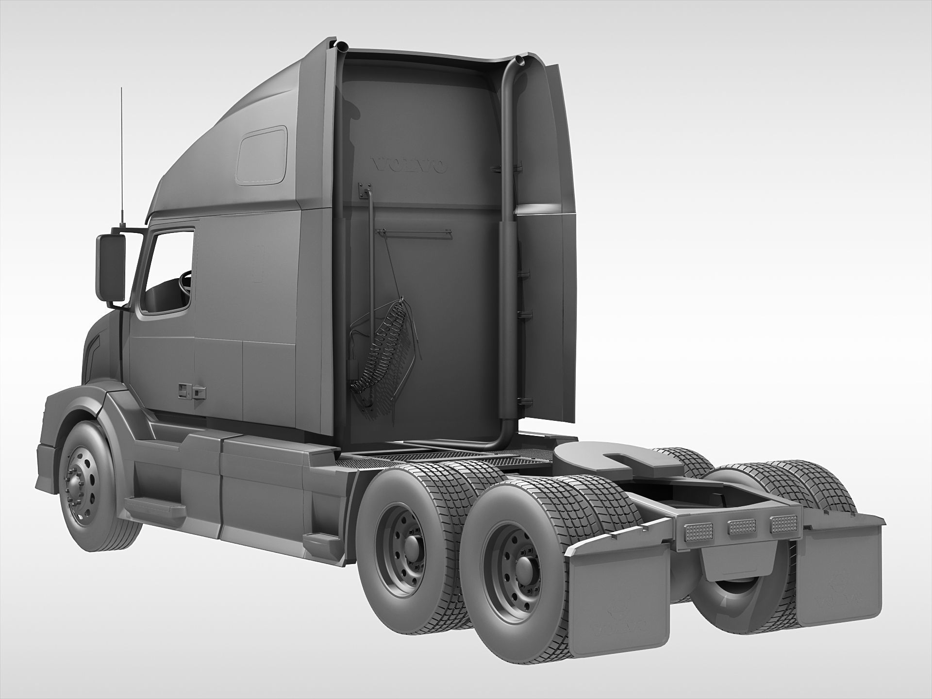 Volvo VNL670 2016 3D model_7