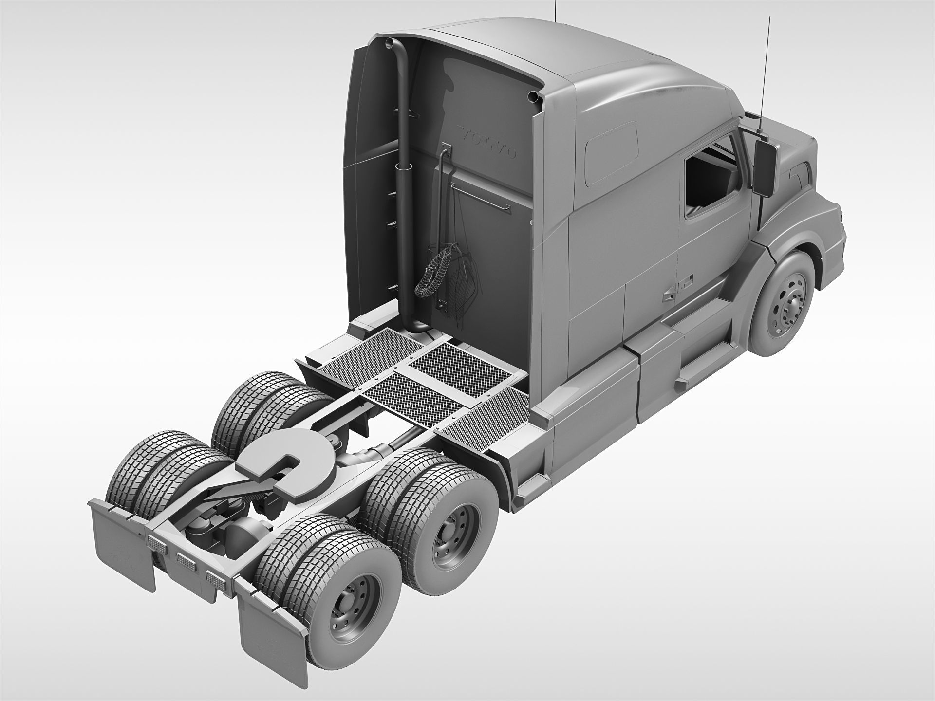 Volvo VNL670 2016 3D model_8