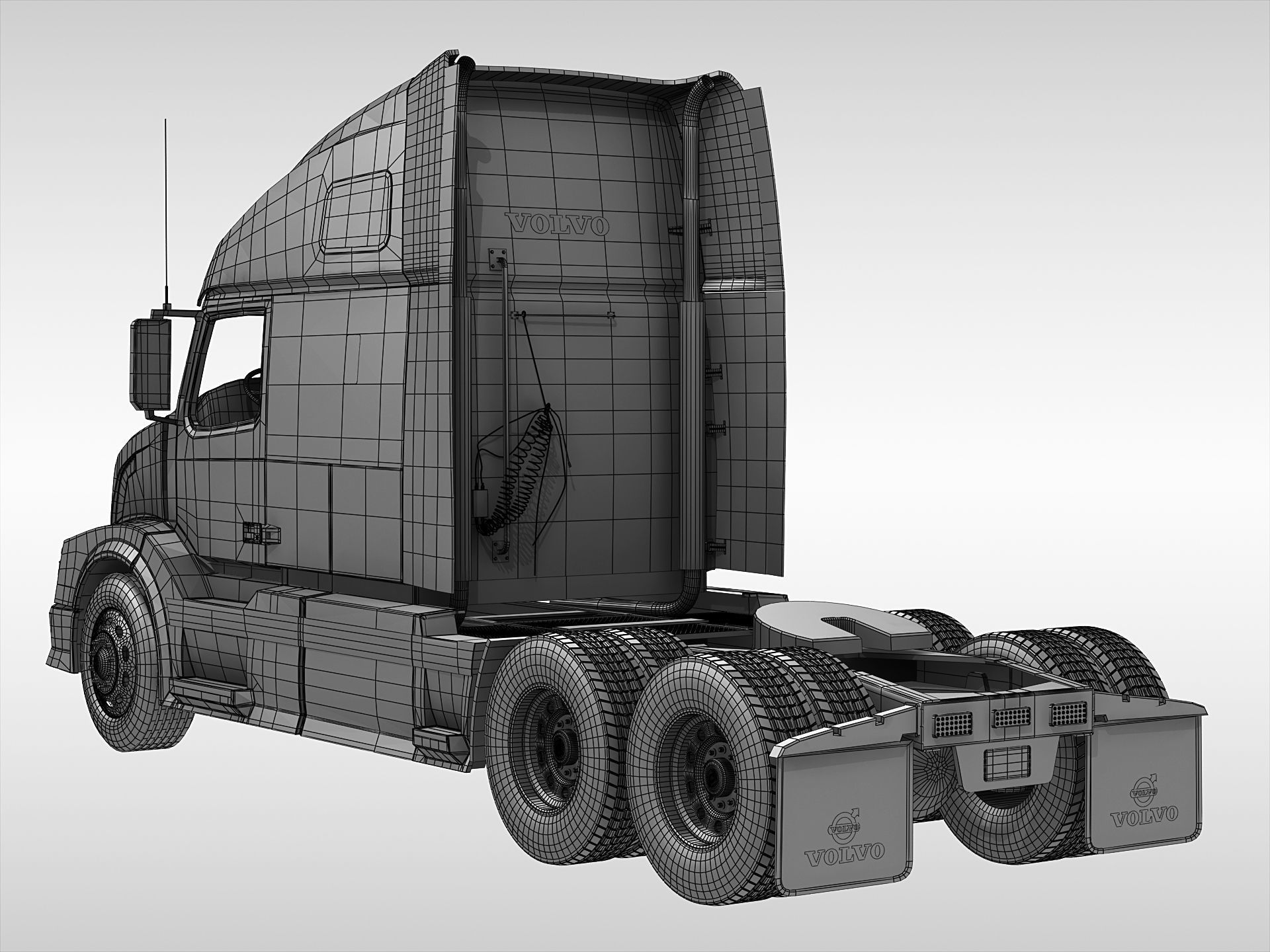 Volvo VNL670 2016 3D model_14