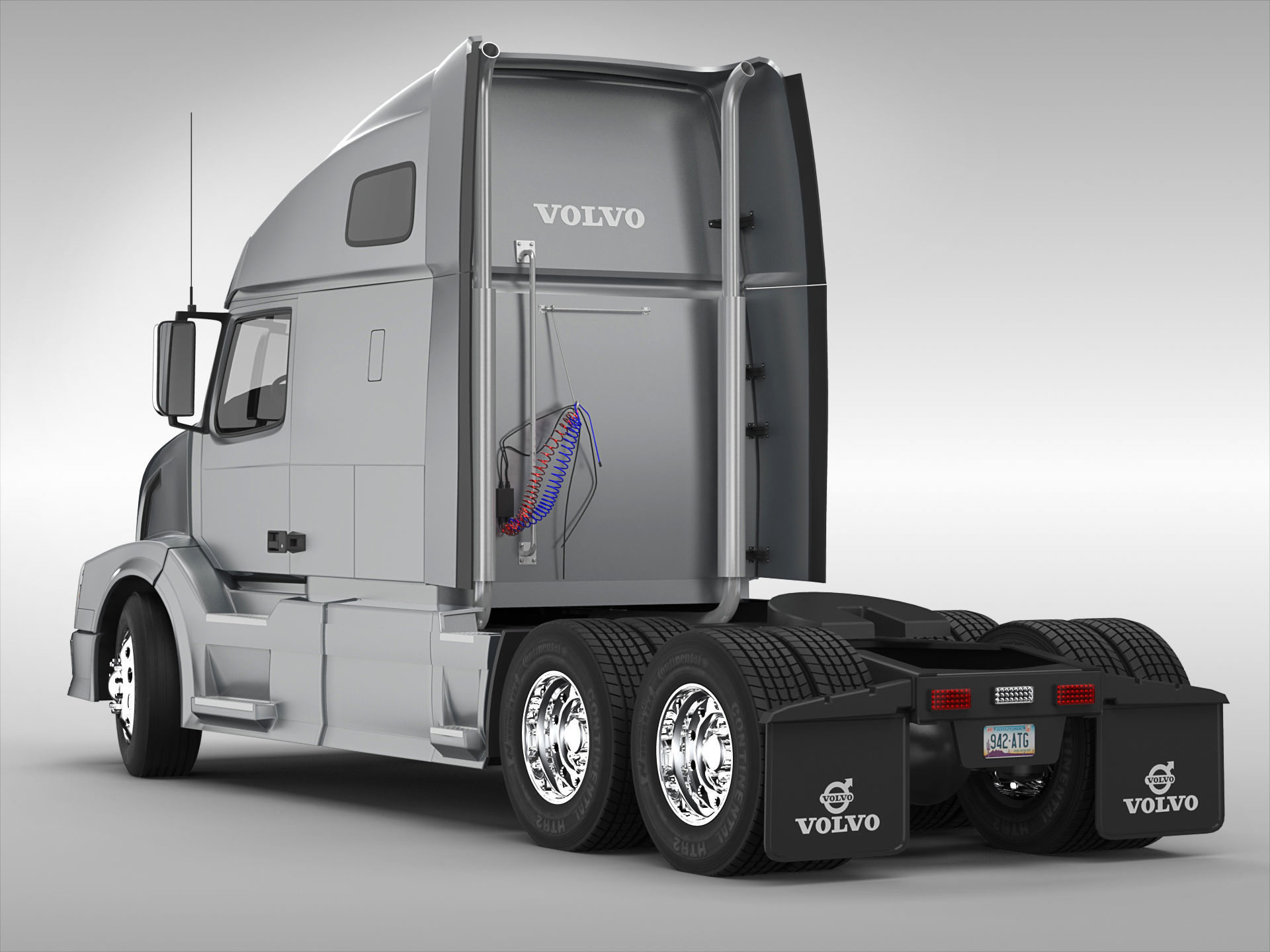 Volvo VNL670 2016 3D model_4