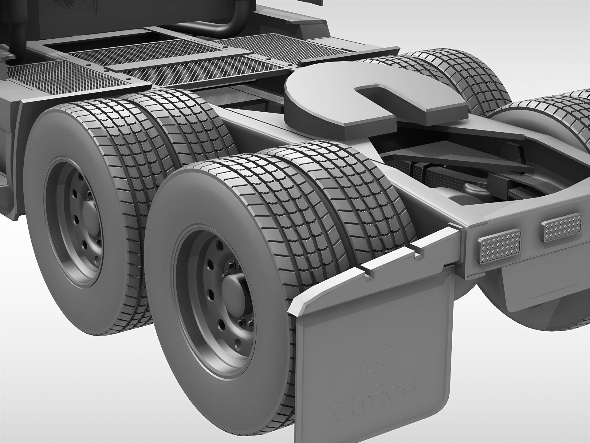 Volvo VNL670 2016 3D model_9