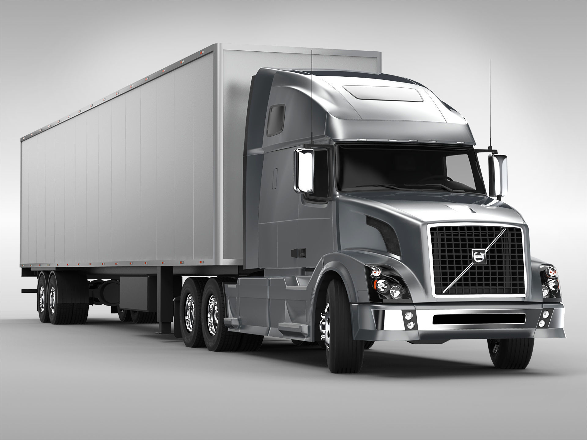 Volvo VNL670 2016 3D model_2