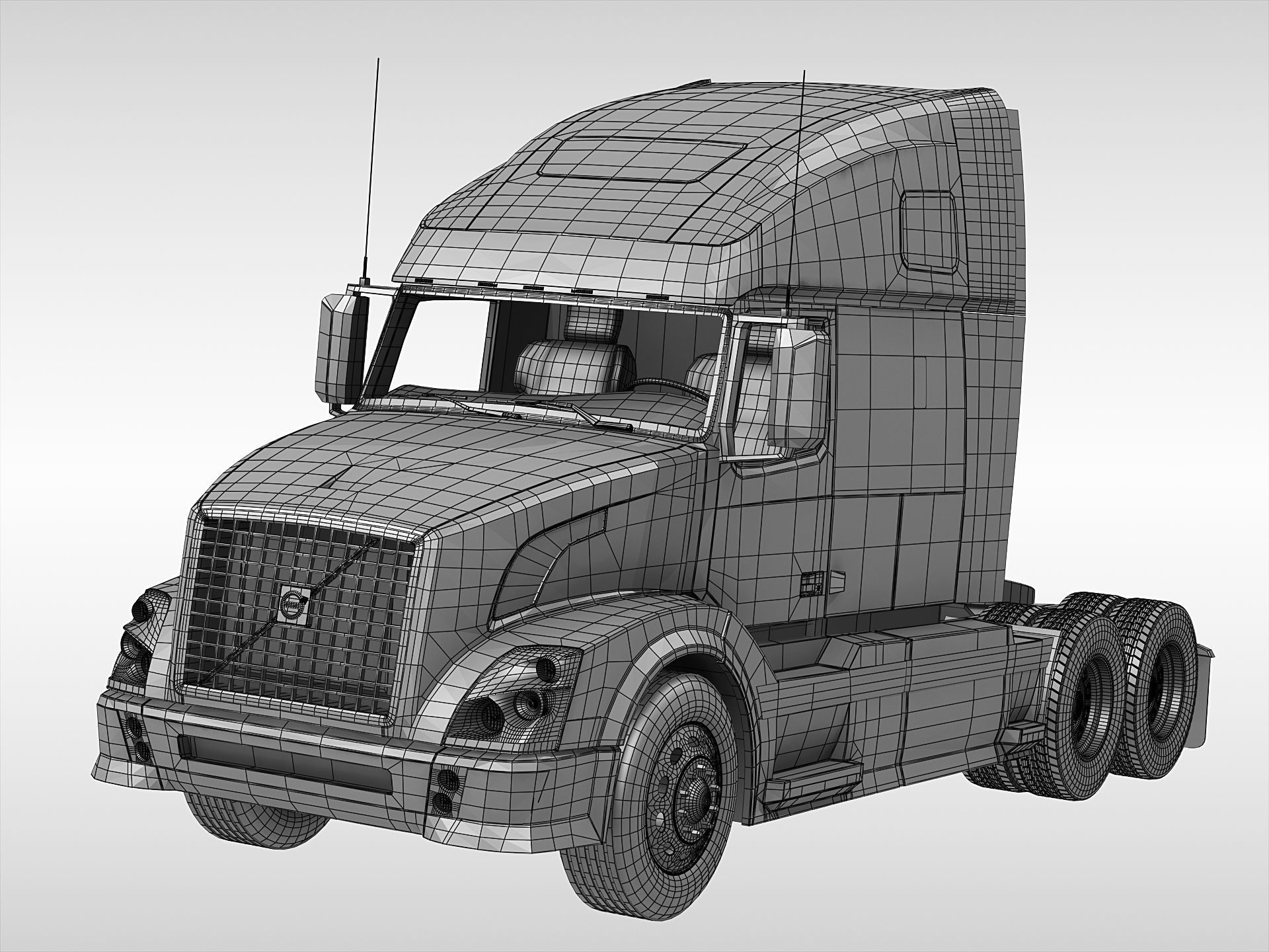 Volvo VNL670 2016 3D model_13