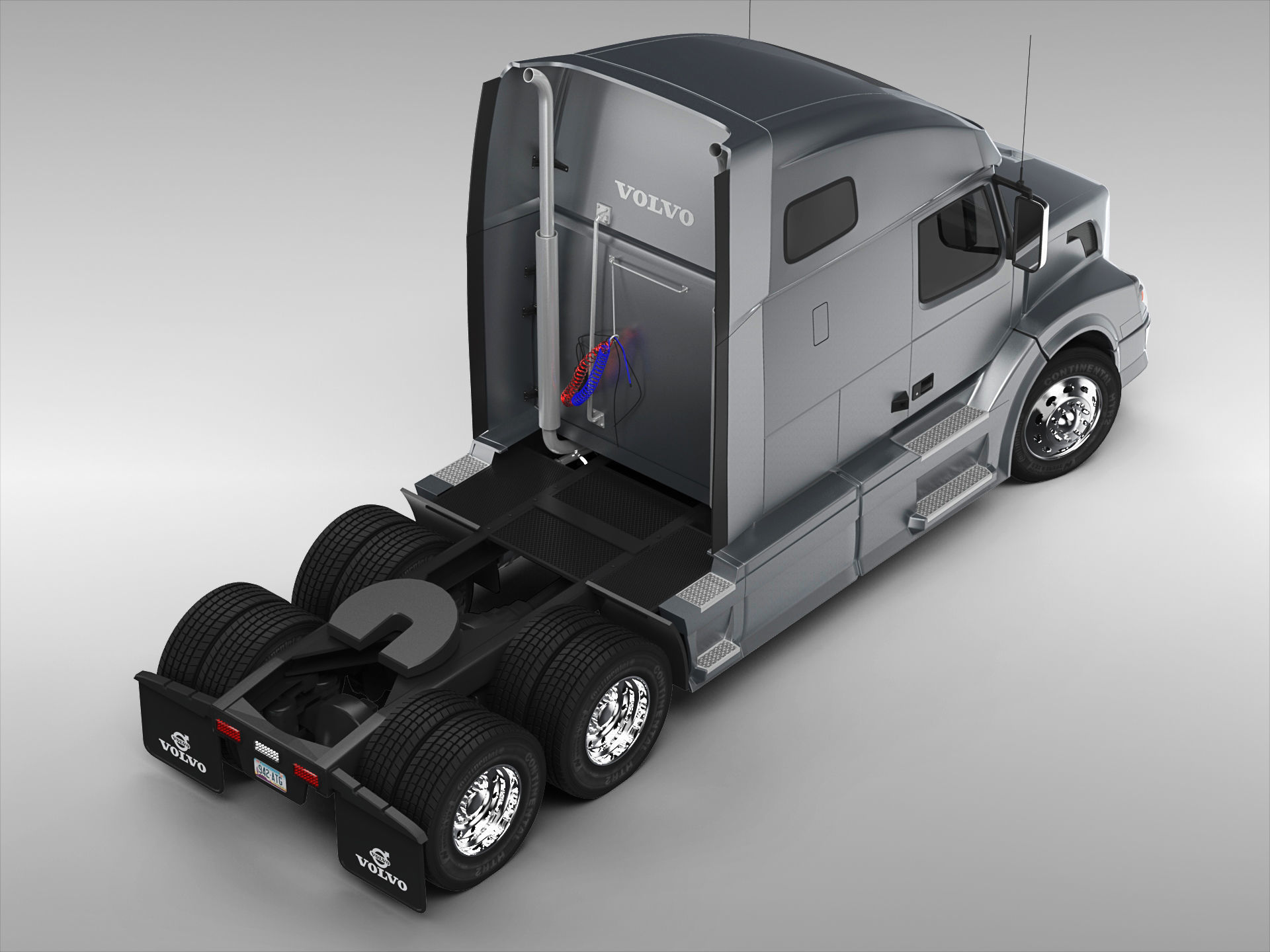 Volvo VNL670 2016 3D model_5