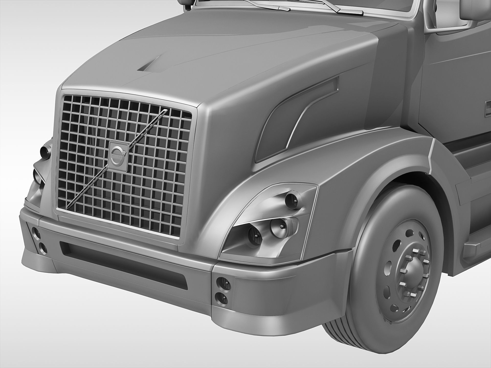 Volvo VNL670 2016 3D model_10