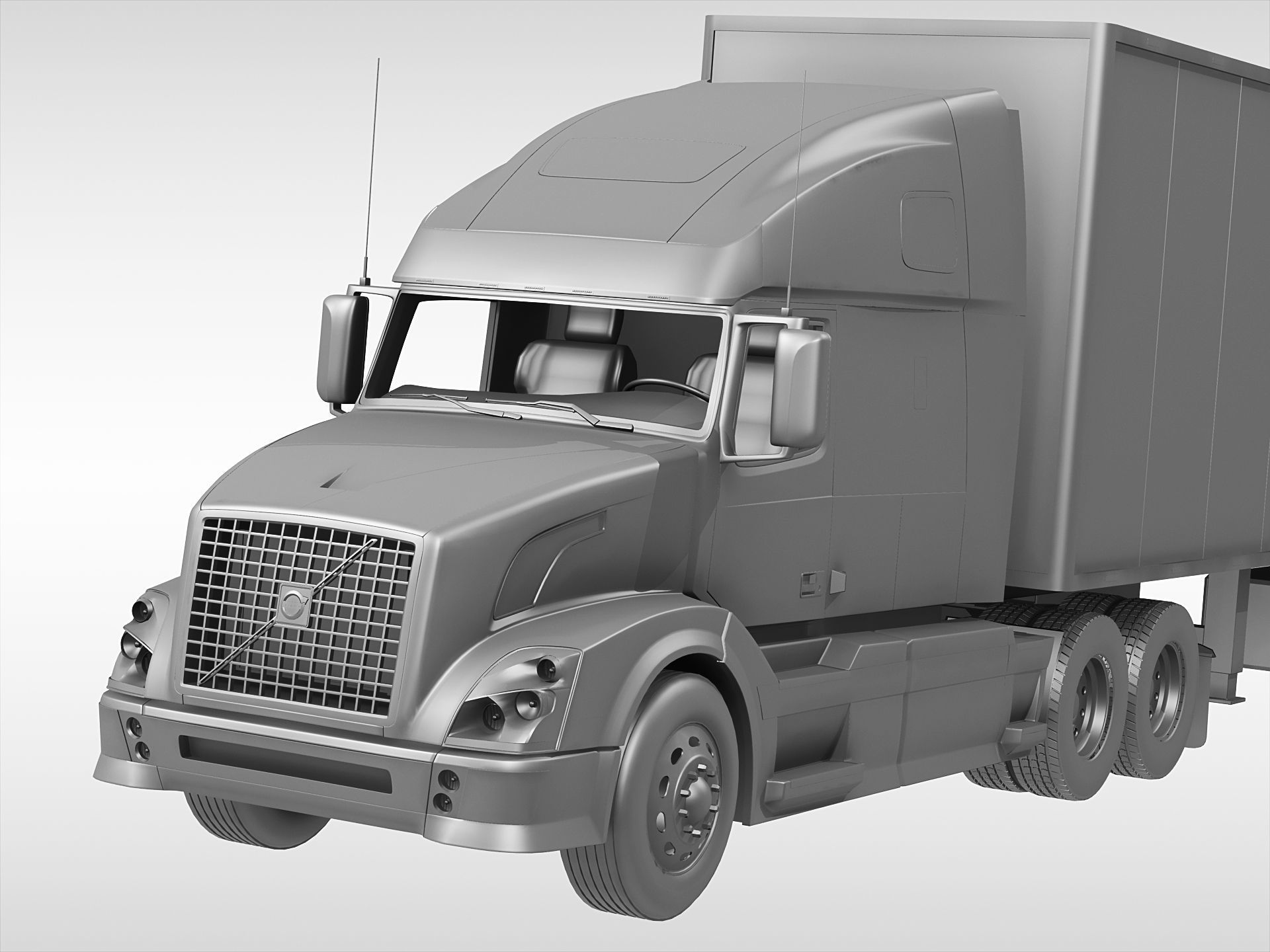 Volvo VNL670 2016 3D model_6