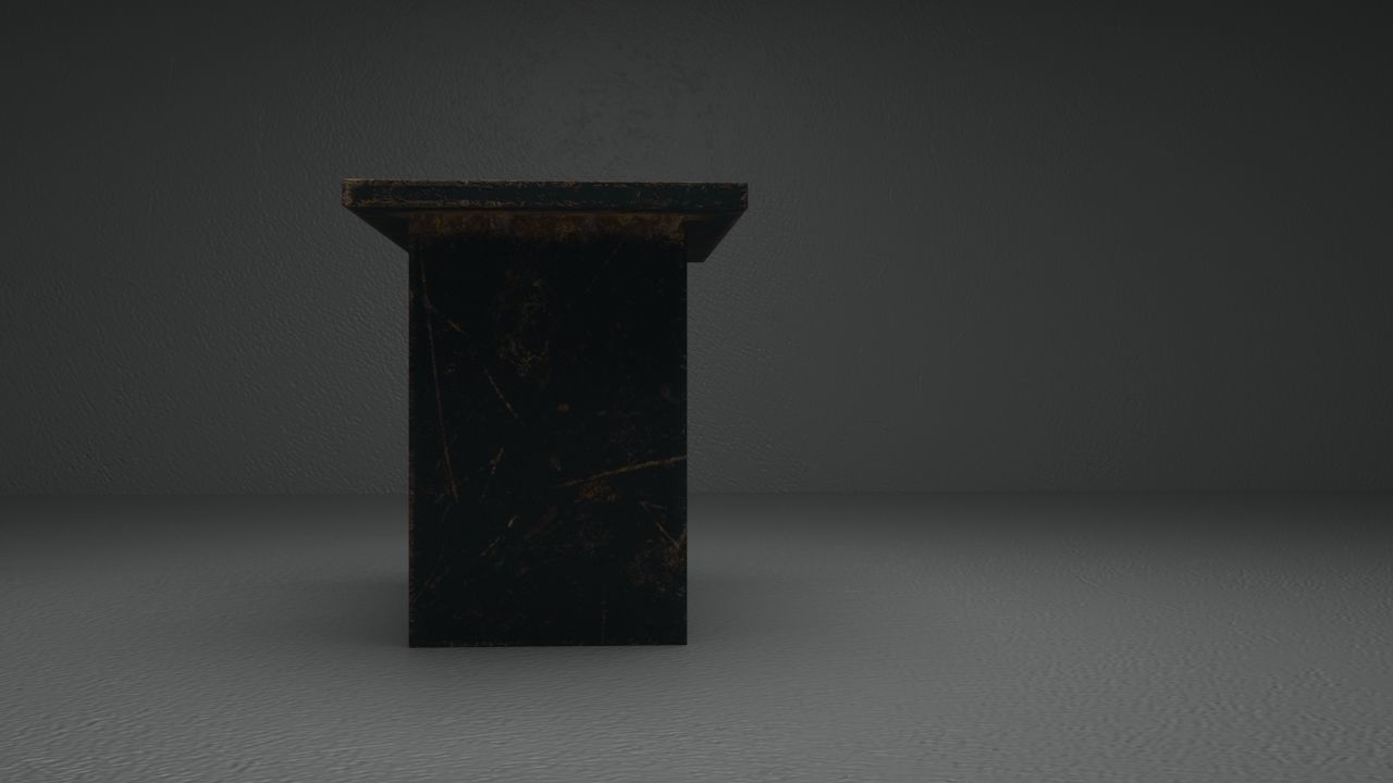 Desk Rust 3D model_2