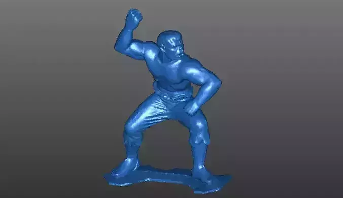 Marx Toys 1967 Incredible HULK toy figure scan